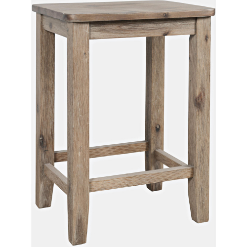 Eastern Tides Backless Counter Stool in Brushed Bisque (Set of 2)